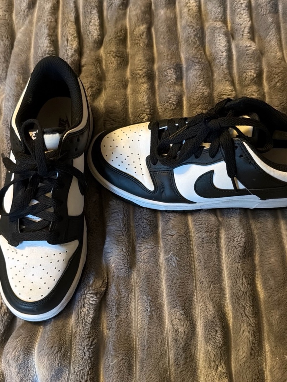 Black & White Low-Top Sneakers